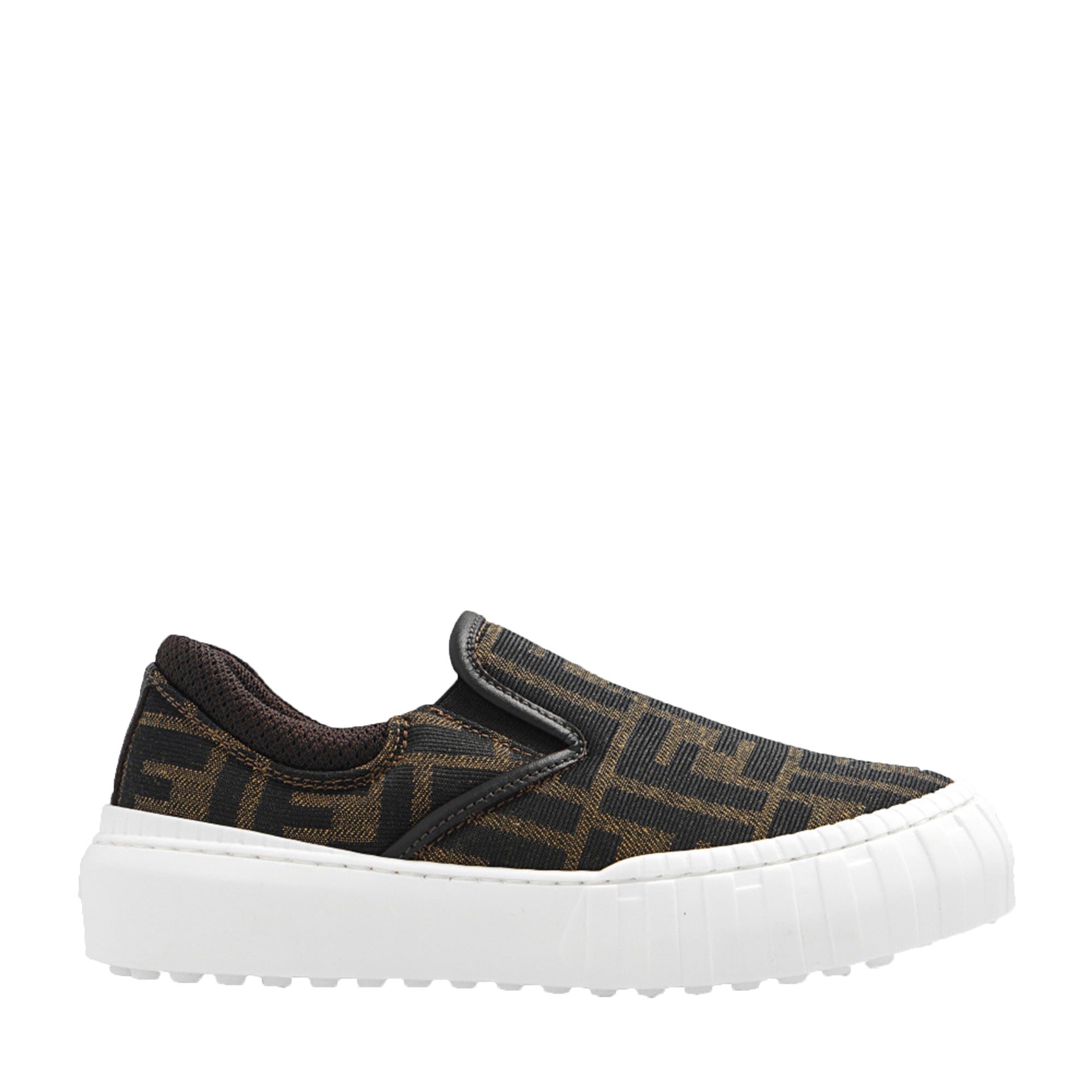 FENDI FENDI UNISEX FF LOGO SLIP ONS