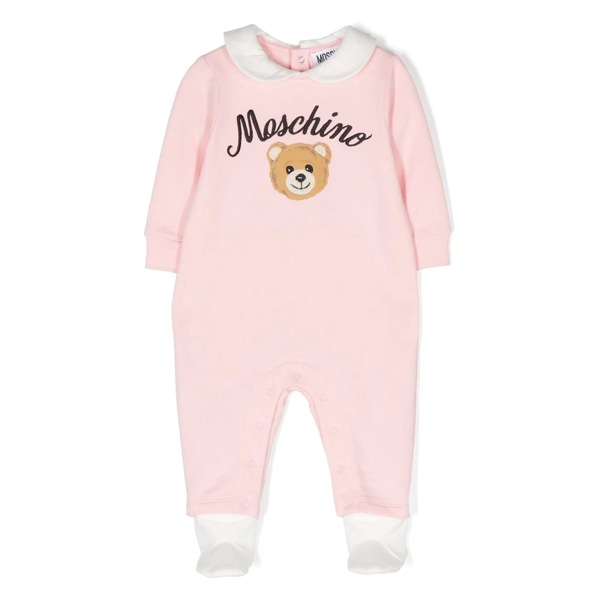 Fendi Girl's Striped Monogram Bear Combo Dress, Size 3M-24M