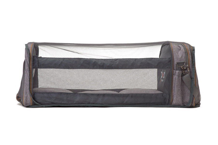 Bizzi Growin Baby Travel Crib Changing Bag - Windsor Grey POD ®