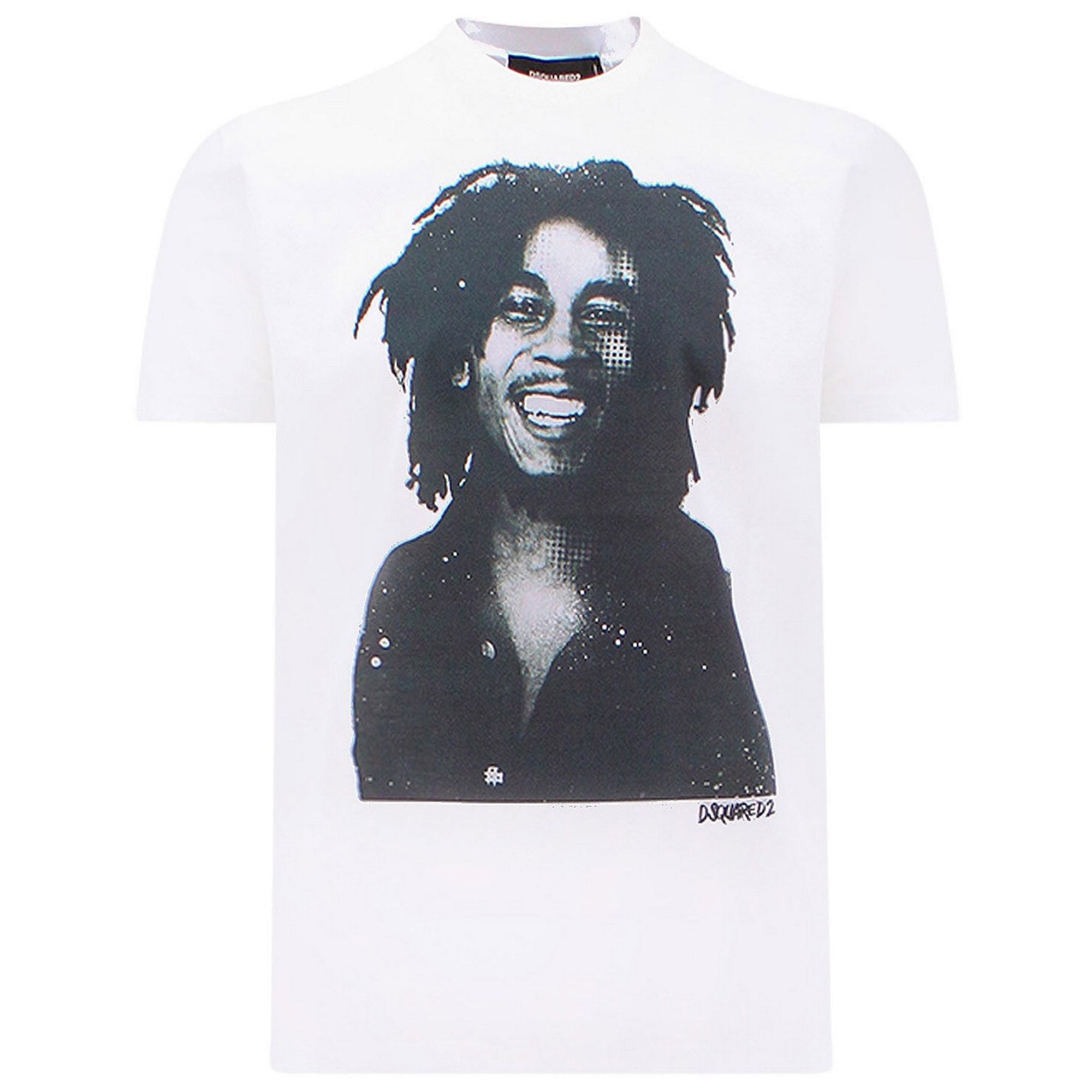 Dsquared2 Mens Bob Marley T-shirt White M