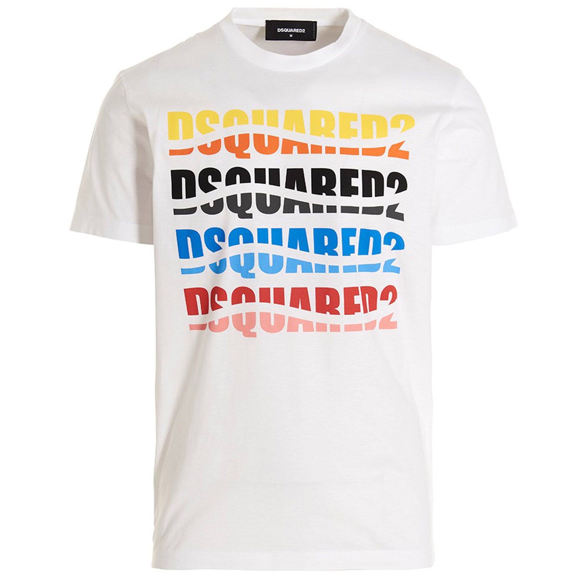 Dsquared2 Mens Logo Print T-shirt White XXL