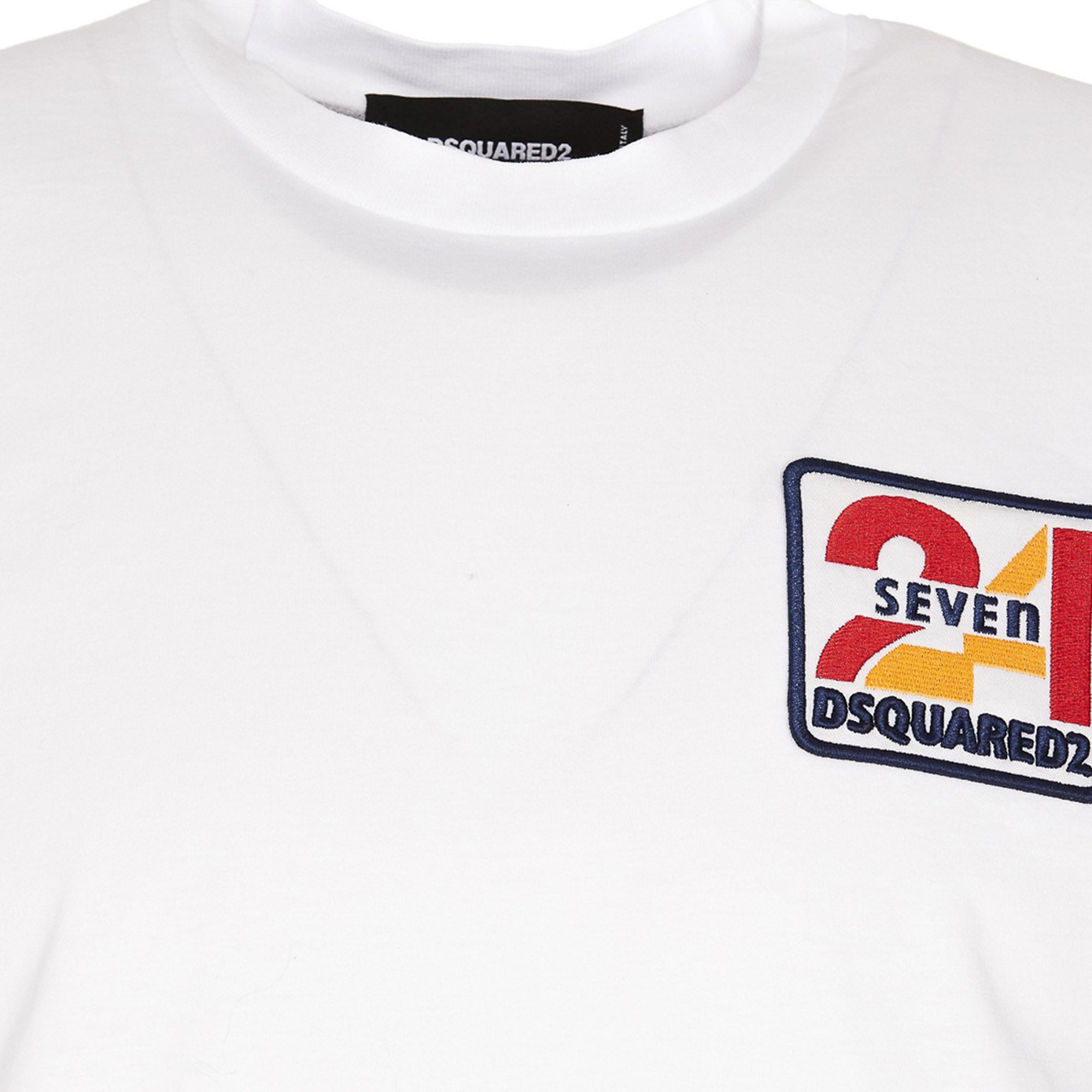 Dsquared2 Mens Logo Patch T-shirt White L