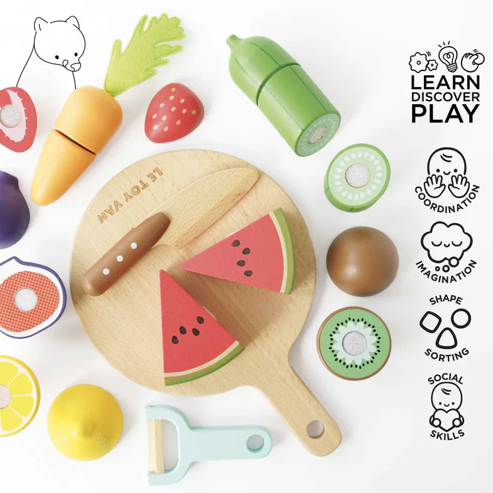 Le Toy Van Chopping Board & Super Foods