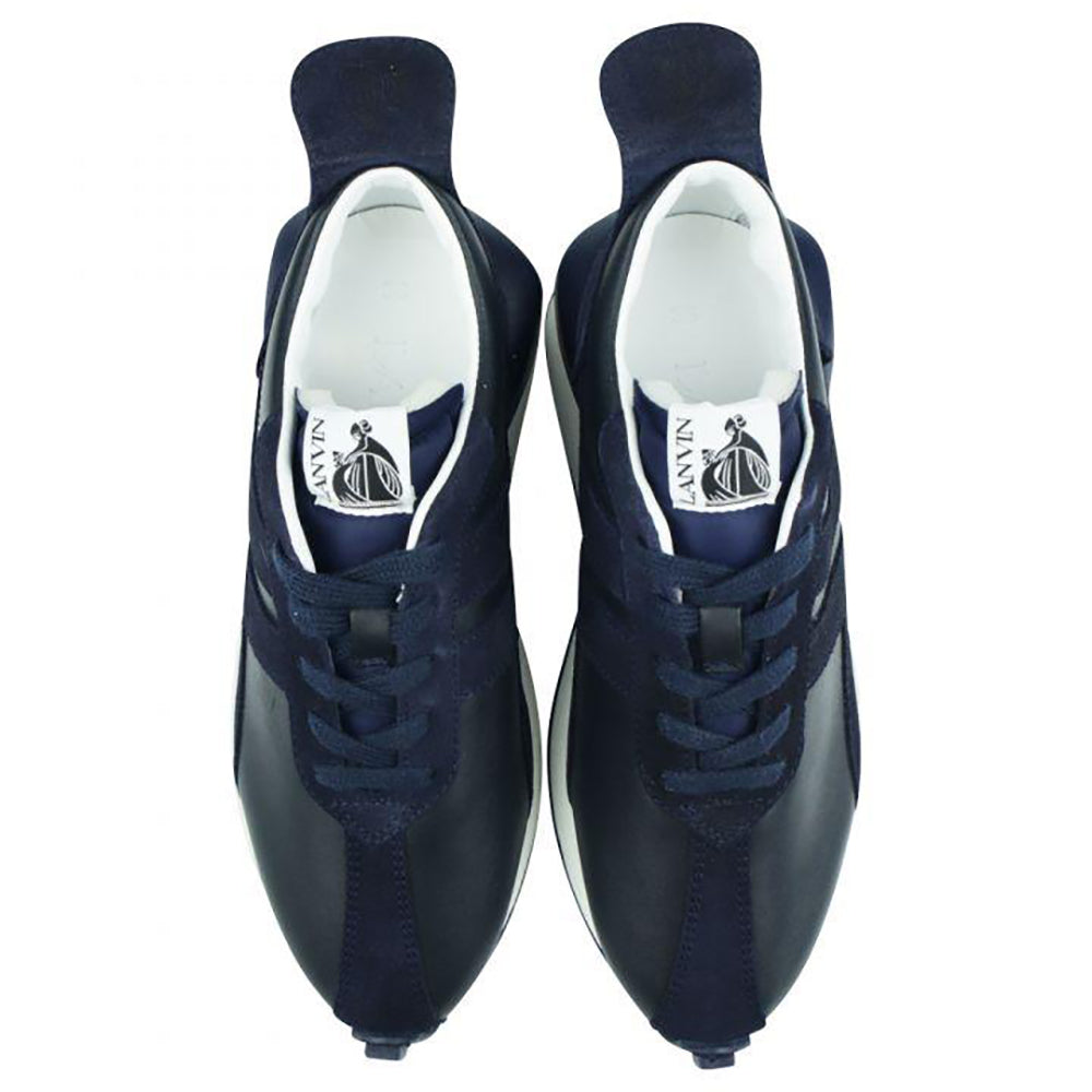 Lanvin Boys Bumper Sneakers Navy Eu36