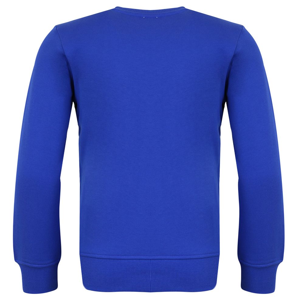 Moschino Boys Logo Sweatshirt Blue 12Y