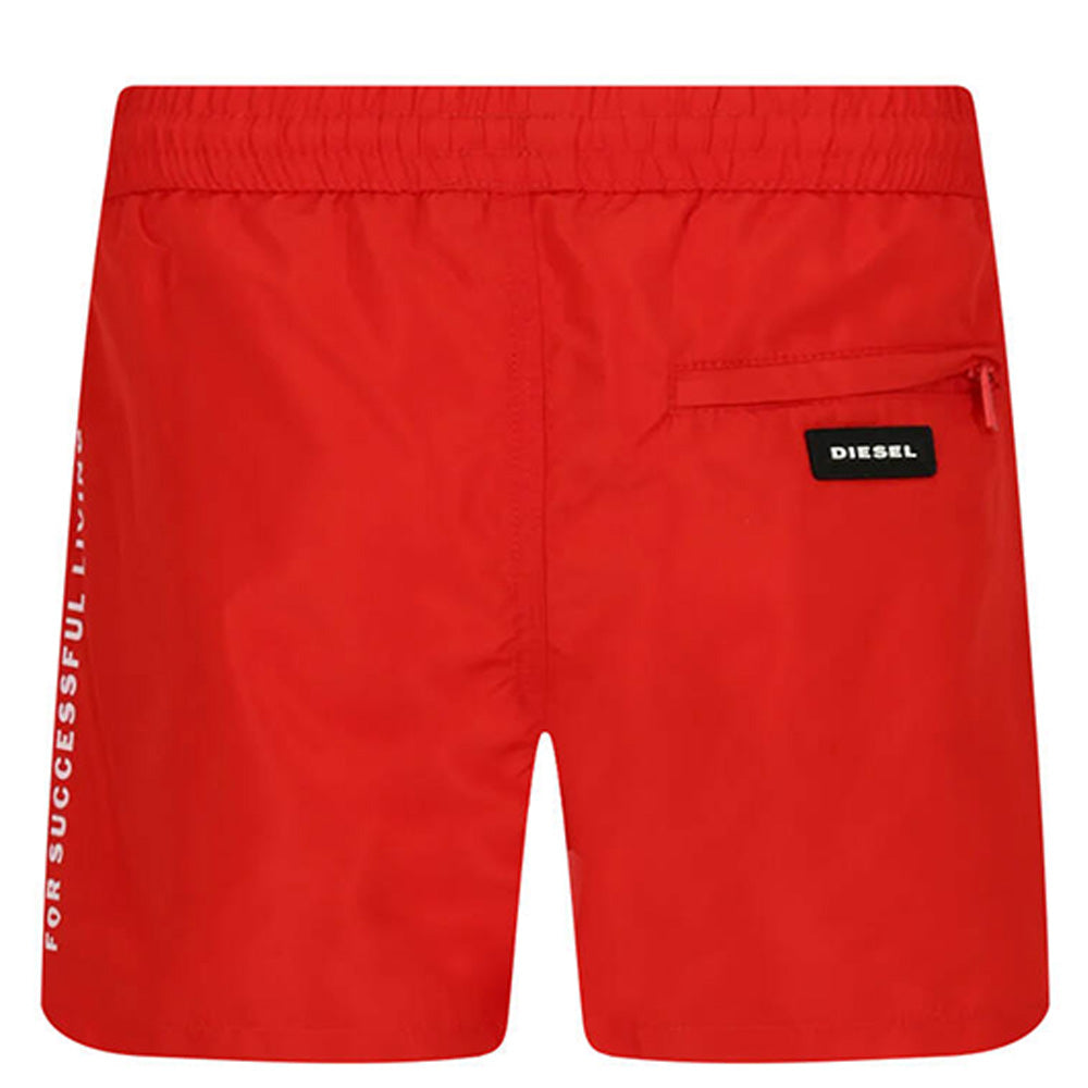 Diesel Boys Swim Shorts Red 10Y