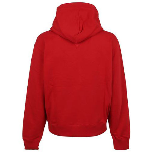 Kenzo Men's Logo Print Hoodie Cherry M