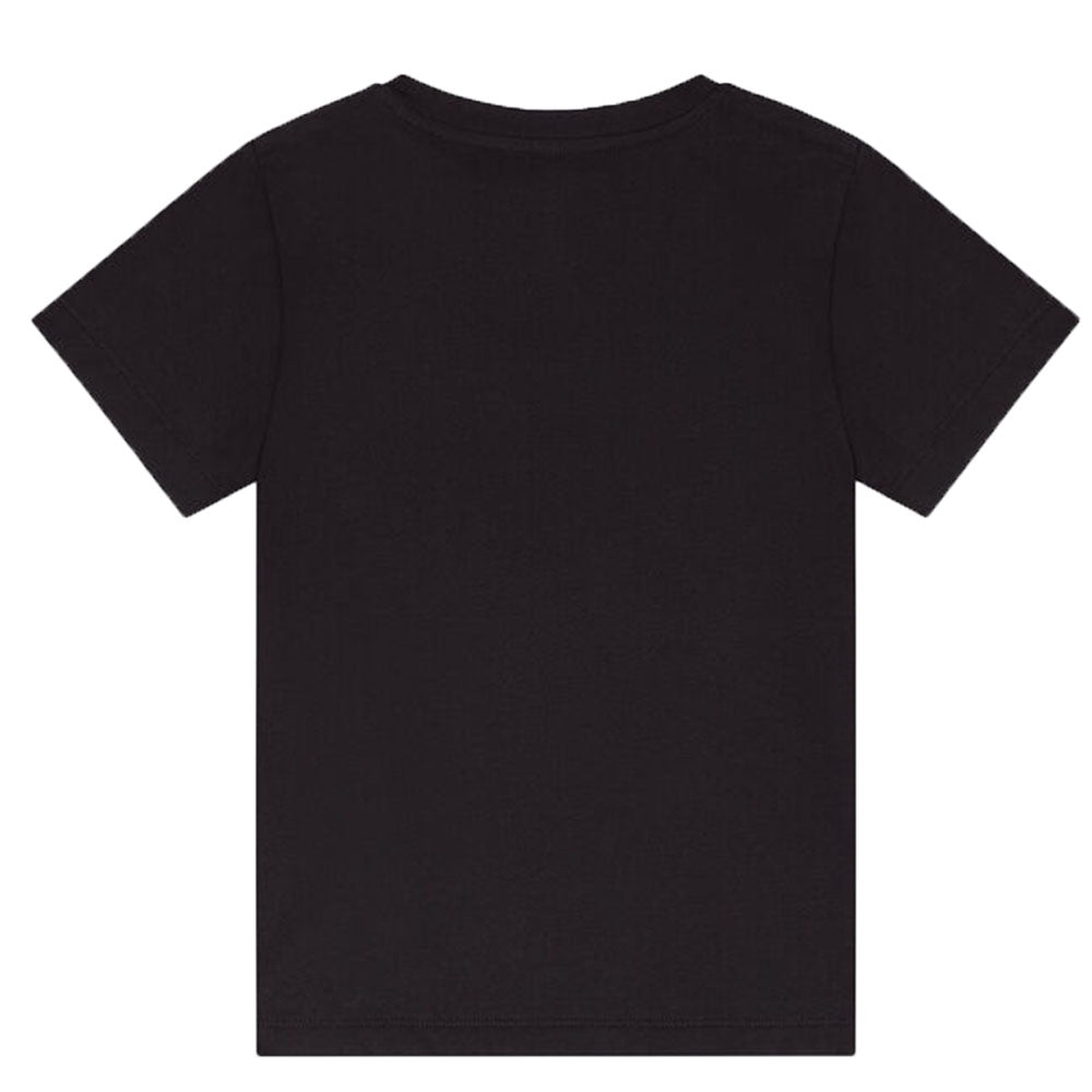 Versace Girls Embroidered Logo T Shirt Black 8Y