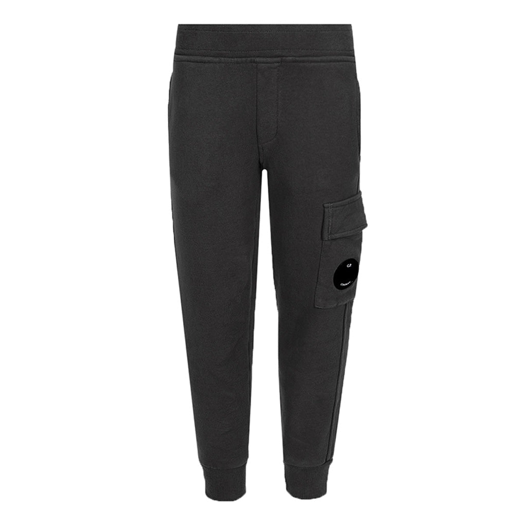 C.P Company Boys Google Patch Joggers Black 10Y