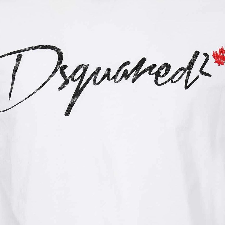 Dsquared2 Men's Logo Crew Neck T-shirt White L