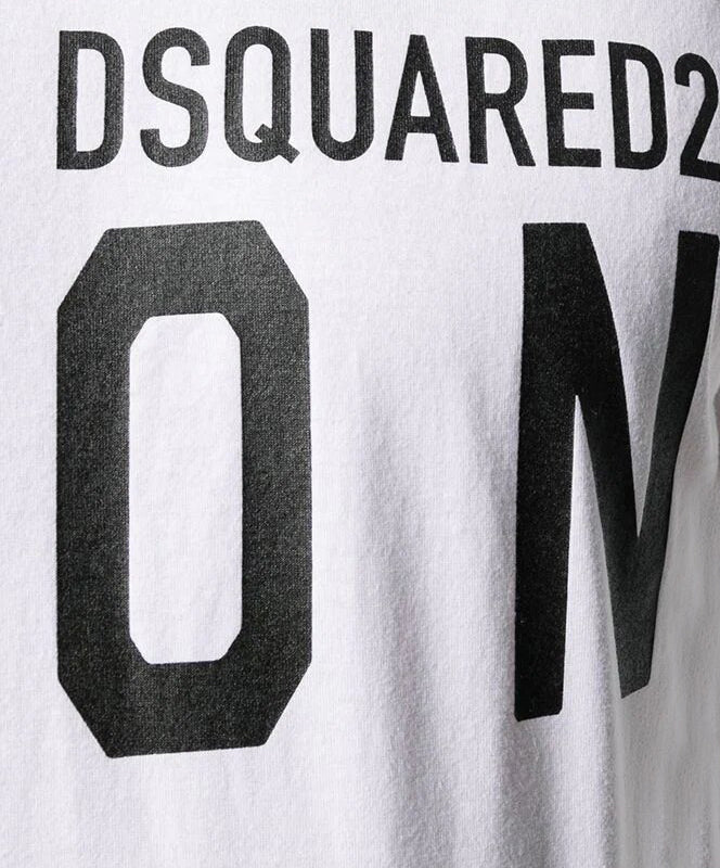 Dsquared2 Men's Classic Icon Print Crew Neck T-shirt White M
