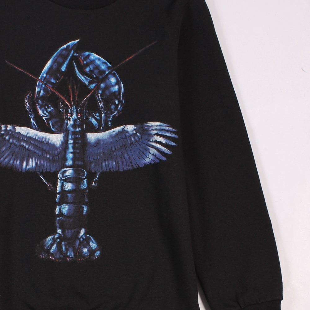 Lanvin Boys Lobster Print Sweatshirt Black 10Y