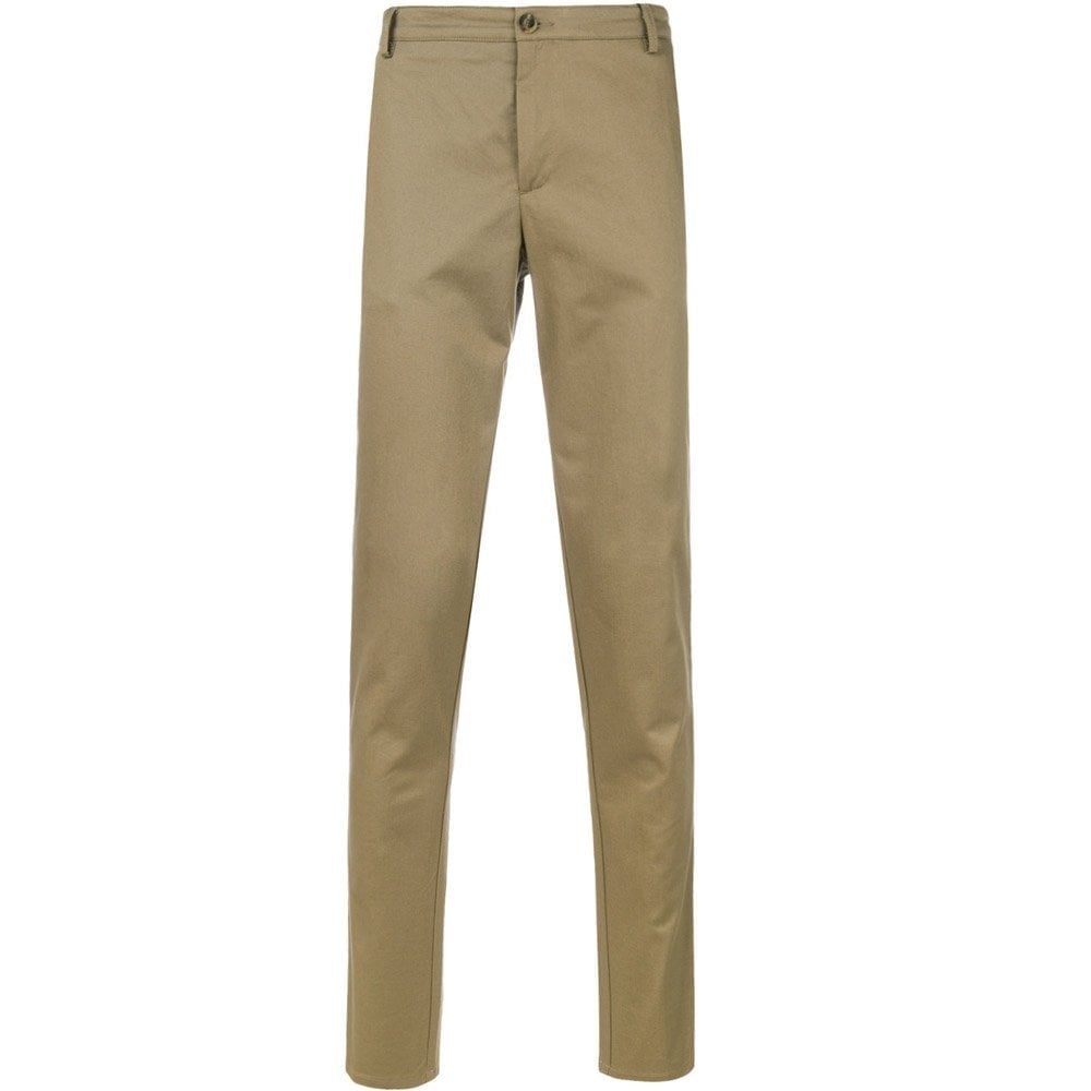 Kenzo Men's Straight Leg Chino Trousers Beige - BEIGE S