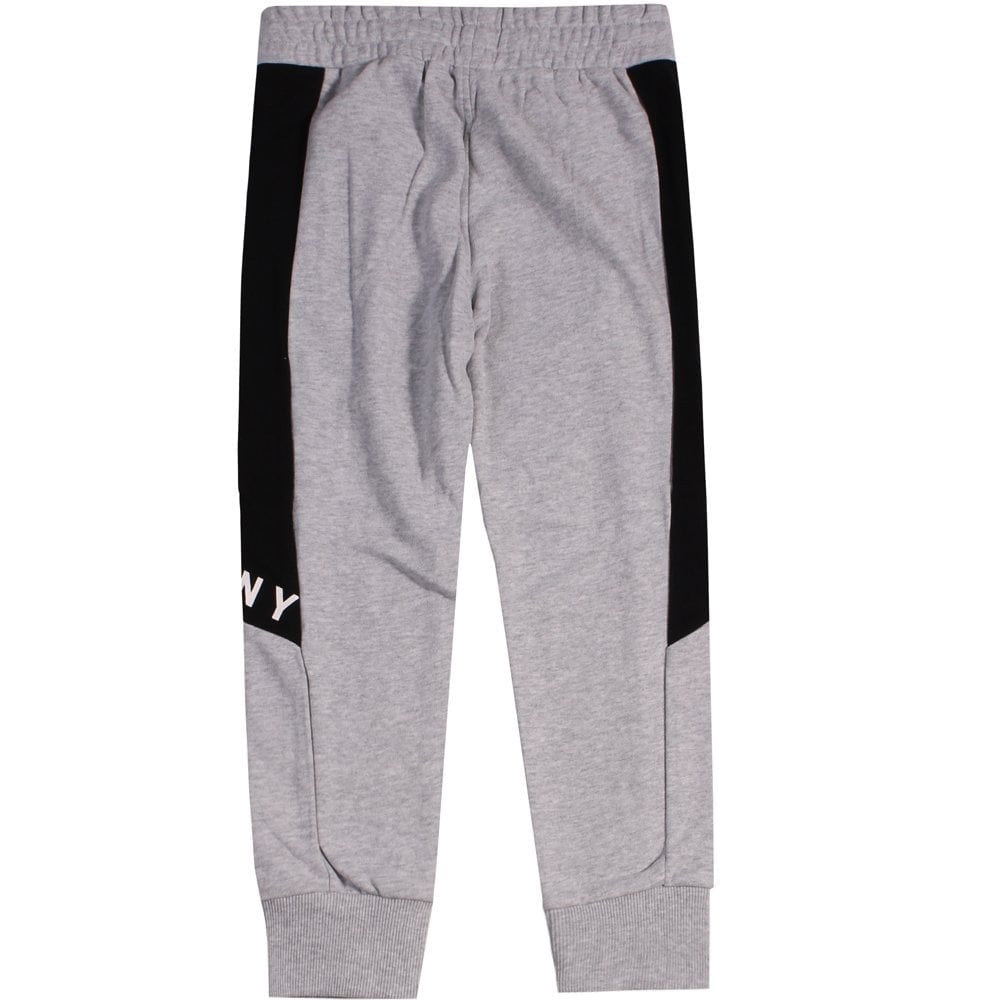 Dkny Boys Logo Joggers Grey Cotton 12Y