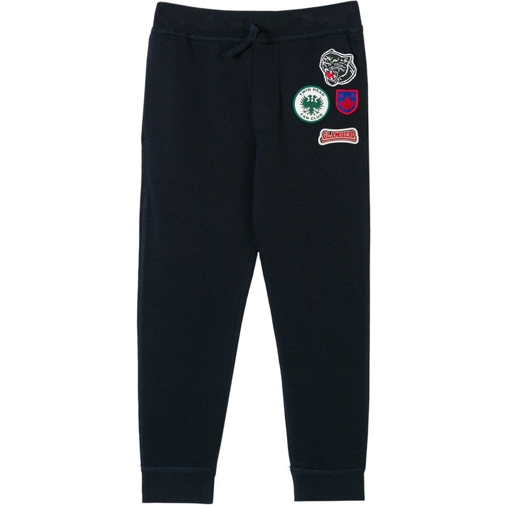 Dsquared2 Boys Badge Joggers Navy 8 Years