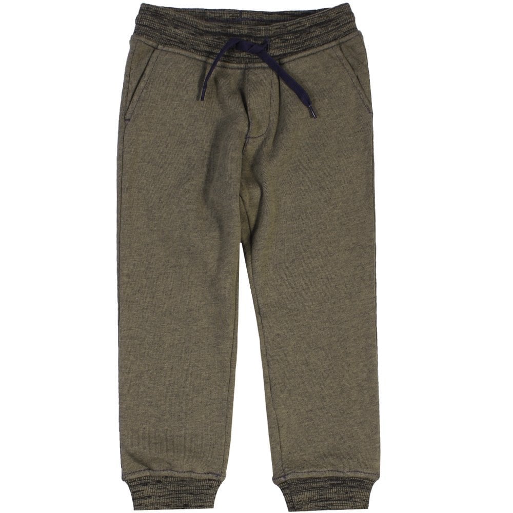 Kenzo Boys Logo Joggers Khaki - GREY 14Y