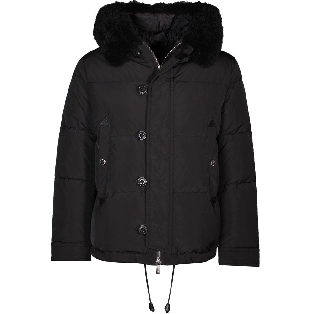 Dsquared2 Men's Padded Parka Jacket Black - BLACK XXL