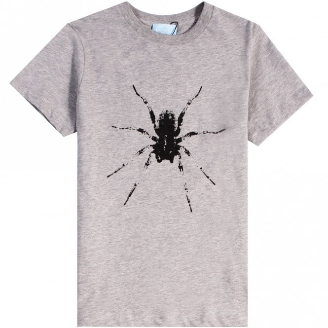 Lanvin Boys Spider Logo T-shirt Grey 10Y