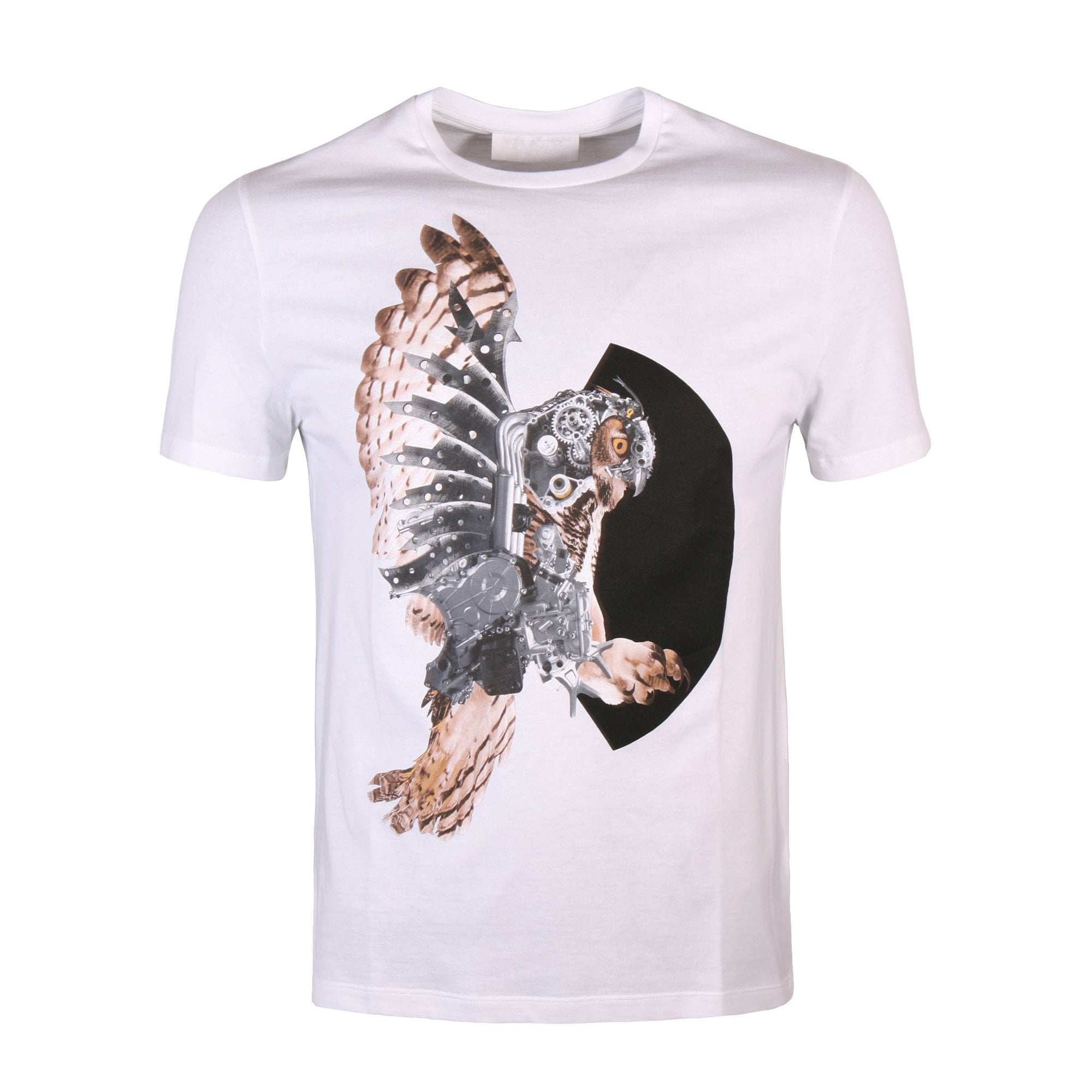 Neil Barrett Men's Eagle Print T-shirt White XL