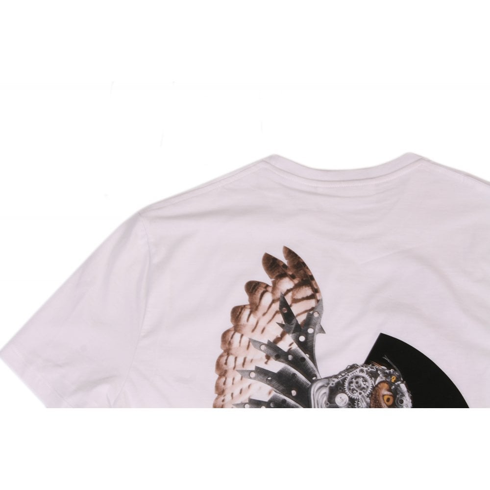 Neil Barrett Men's Eagle Print T-shirt White XL