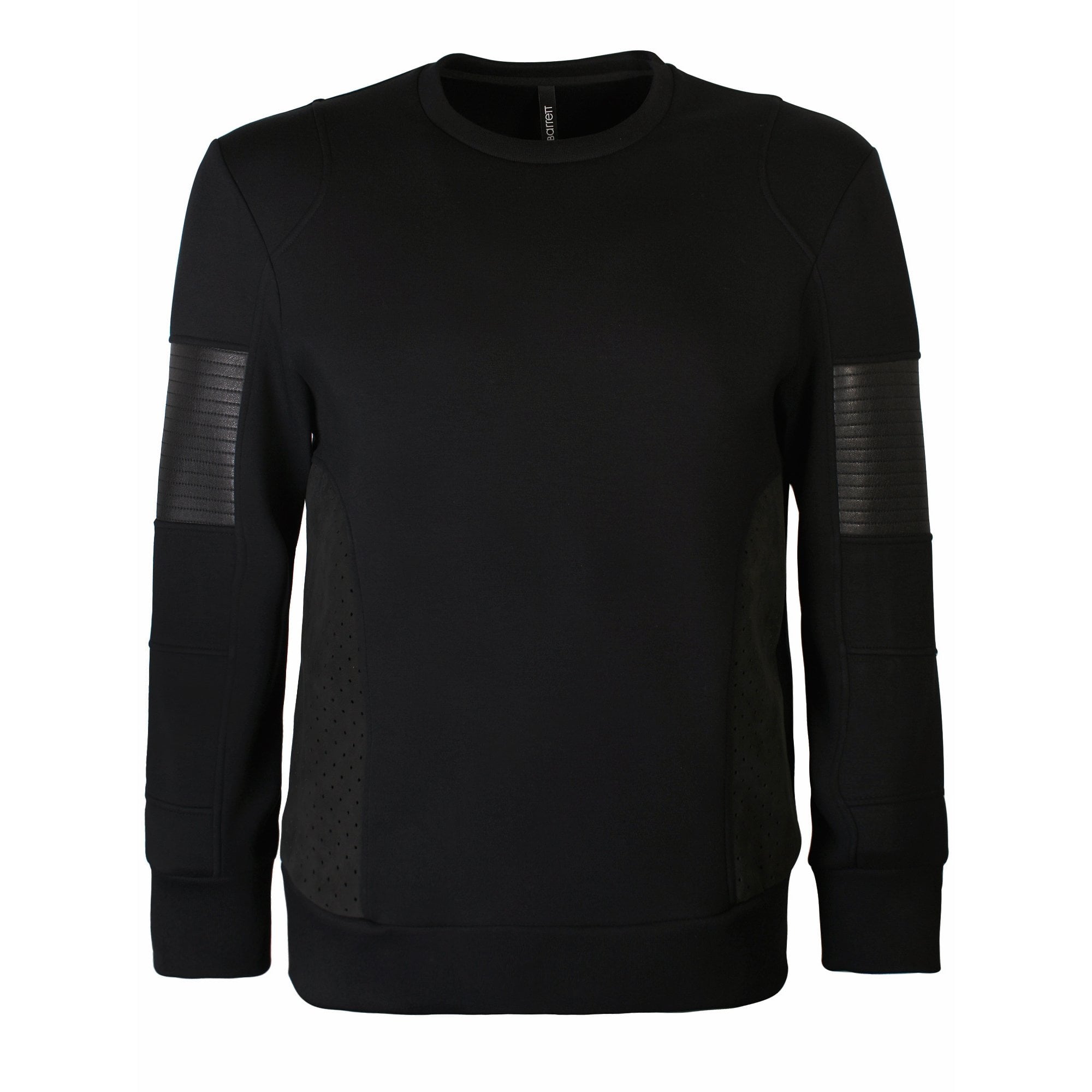 Neil Barrett Men's Neoprene Biker Pullover Black - BLACK L