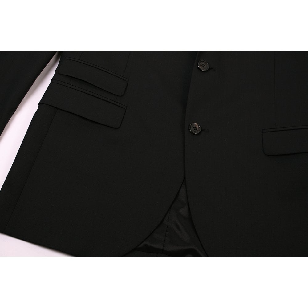 Neil Barrett Men's Peak Lapel Formal Two Piece Suit Black XL