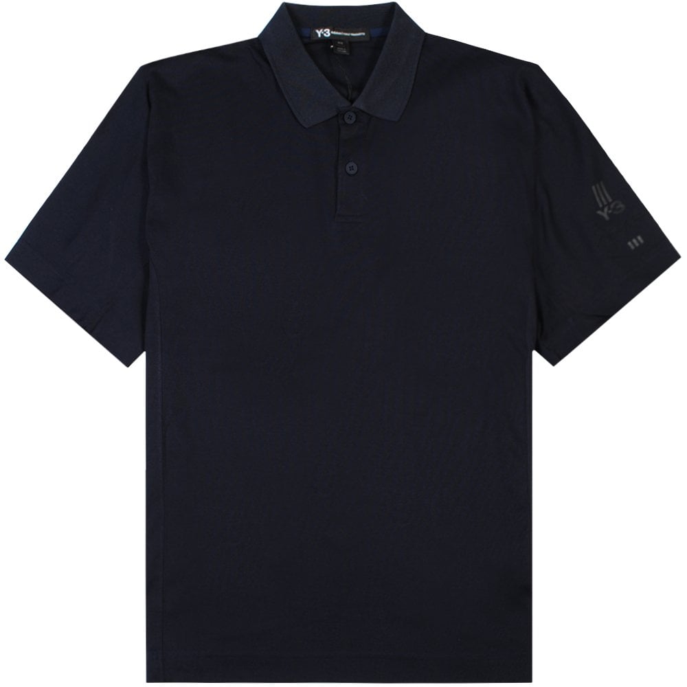 Y-3 Men's Arm Logo Polo Shirt Navy - NAVY S