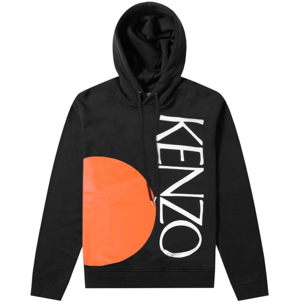 Kenzo Men's Logo Colour-Block Hoodie Black - BLACK L