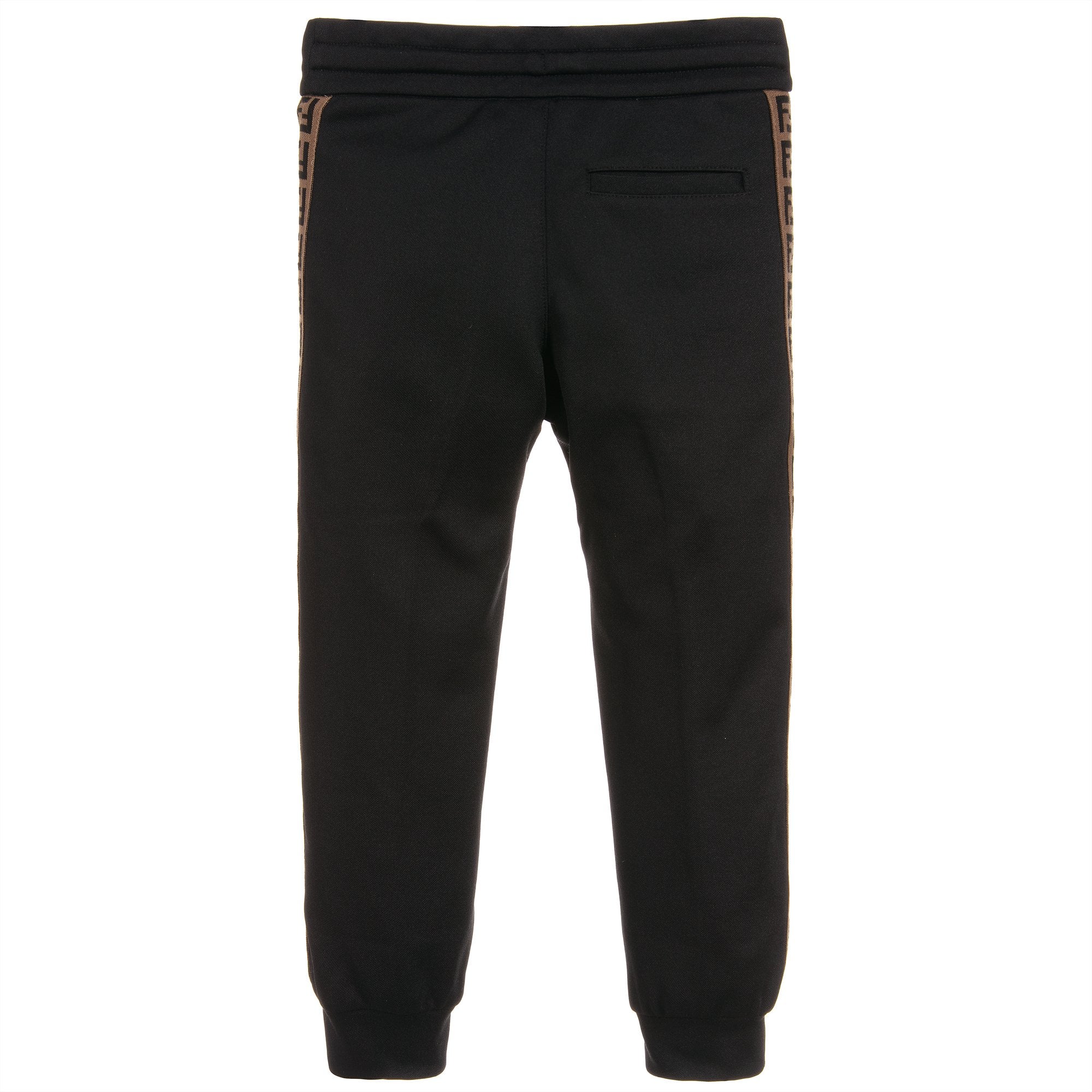 Fendi Boys Logo Sweat Trousers Black 10Y
