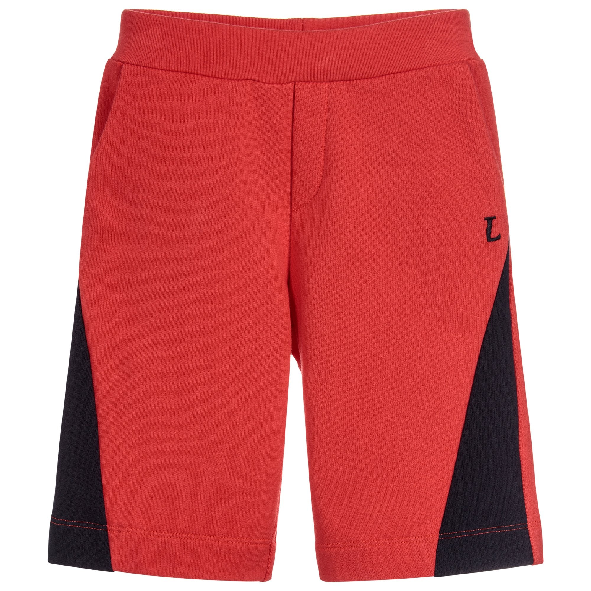 Lanvin Boys Logo Shorts Red 12Y