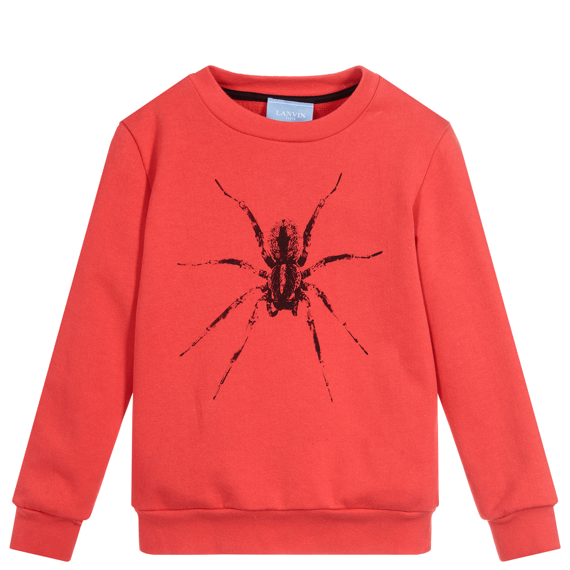 Lanvin Paris Boys Spider Sweatshirt Red - RED 8Y