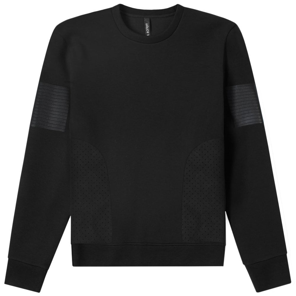 Neil Barrett Men's Neoprene Panelled Sweatshirt Black L
