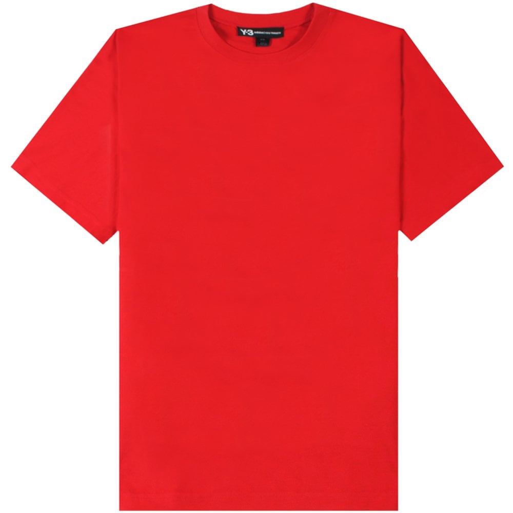 Y-3 Men's Classic Reverse Logo T-Shirt Red - YOHJI RED S