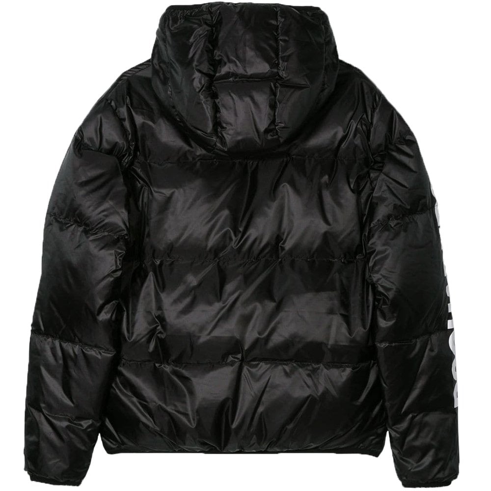 Dsquared2 Boys Maple Leaf Puffa Jacket Black 10Y
