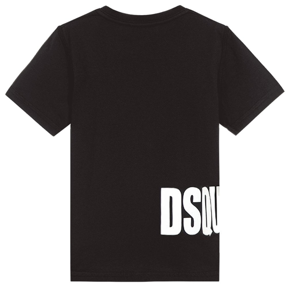 Dsquared2 Boys Side Logo T-Shirt Black - BLACK 10Y - 2024