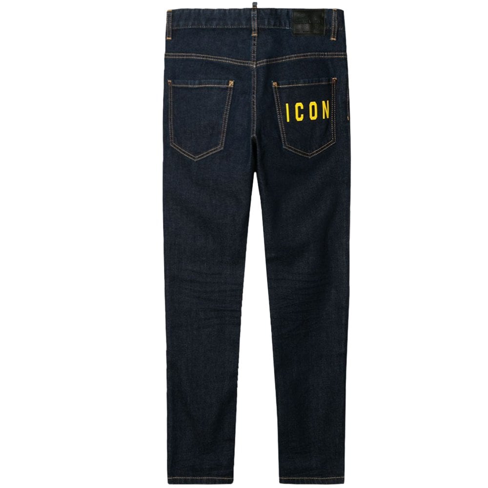 Dsquared2 Boys Skater Icon Jeans Navy 12Y