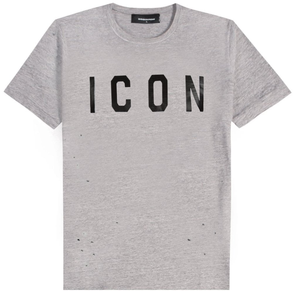 Dsquared2 Men's Icon Logo T-shirt Grey XXL