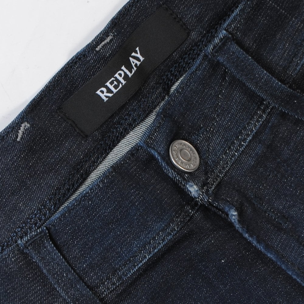Replay Men's Hyperflex Cloud Jeans Navy 36 30