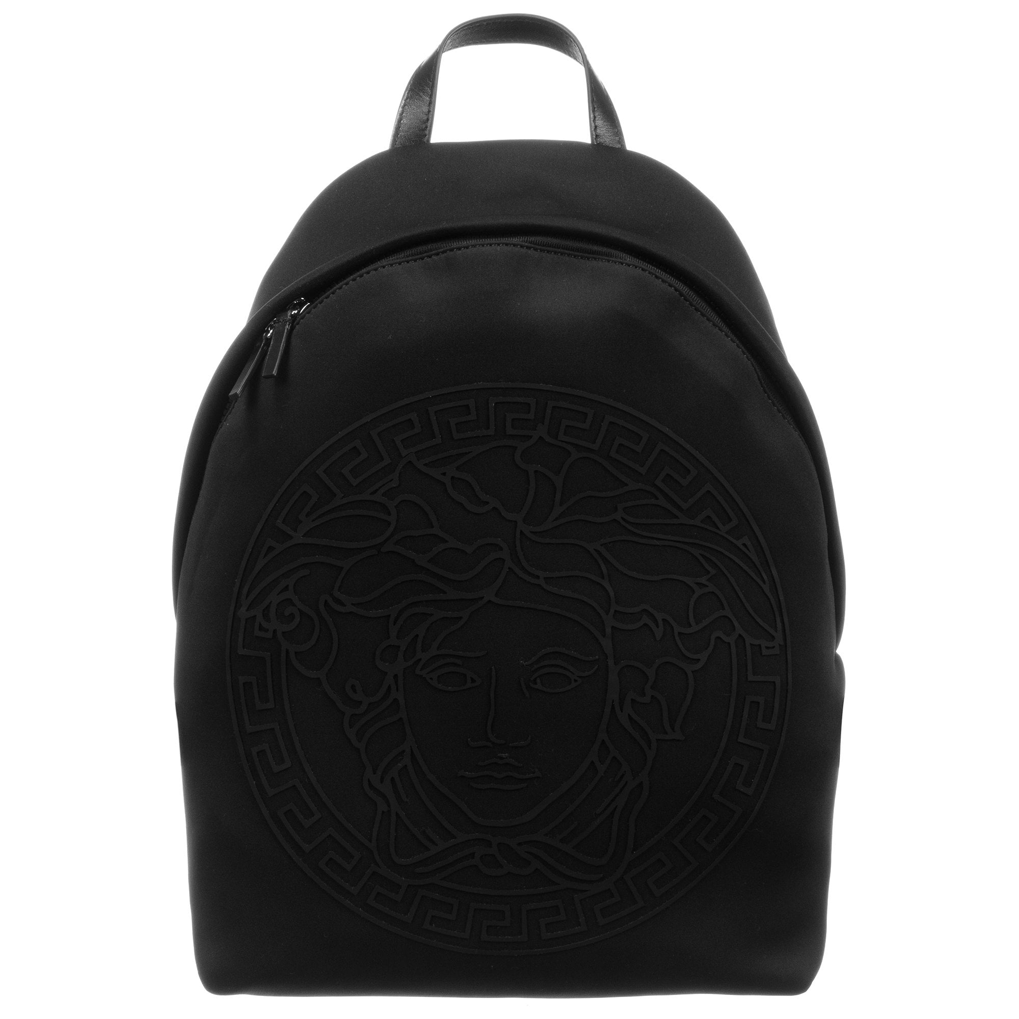 Versace Boys Embroidered Medusa Backpack Black ONE Size