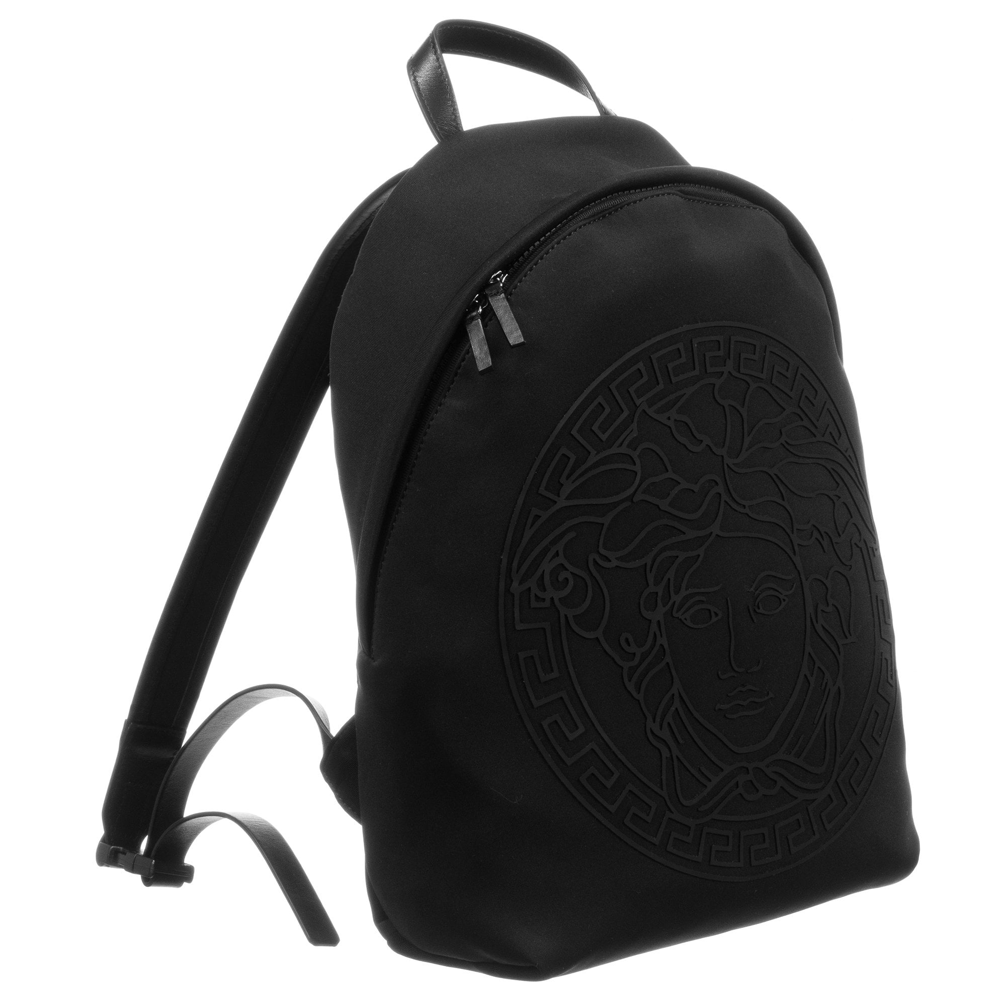 Versace Boys Embroidered Medusa Backpack Black ONE Size