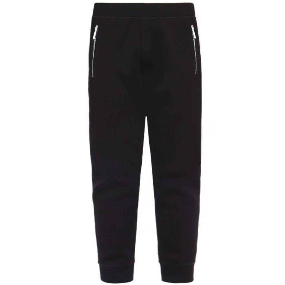 Dsquared2 Men's Classic Zipped Neoprene Joggers Black S