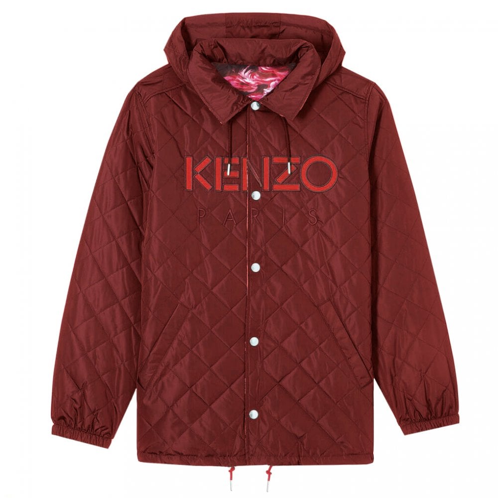 Kenzo Men's Reversible Parka Jacket Red - RED S