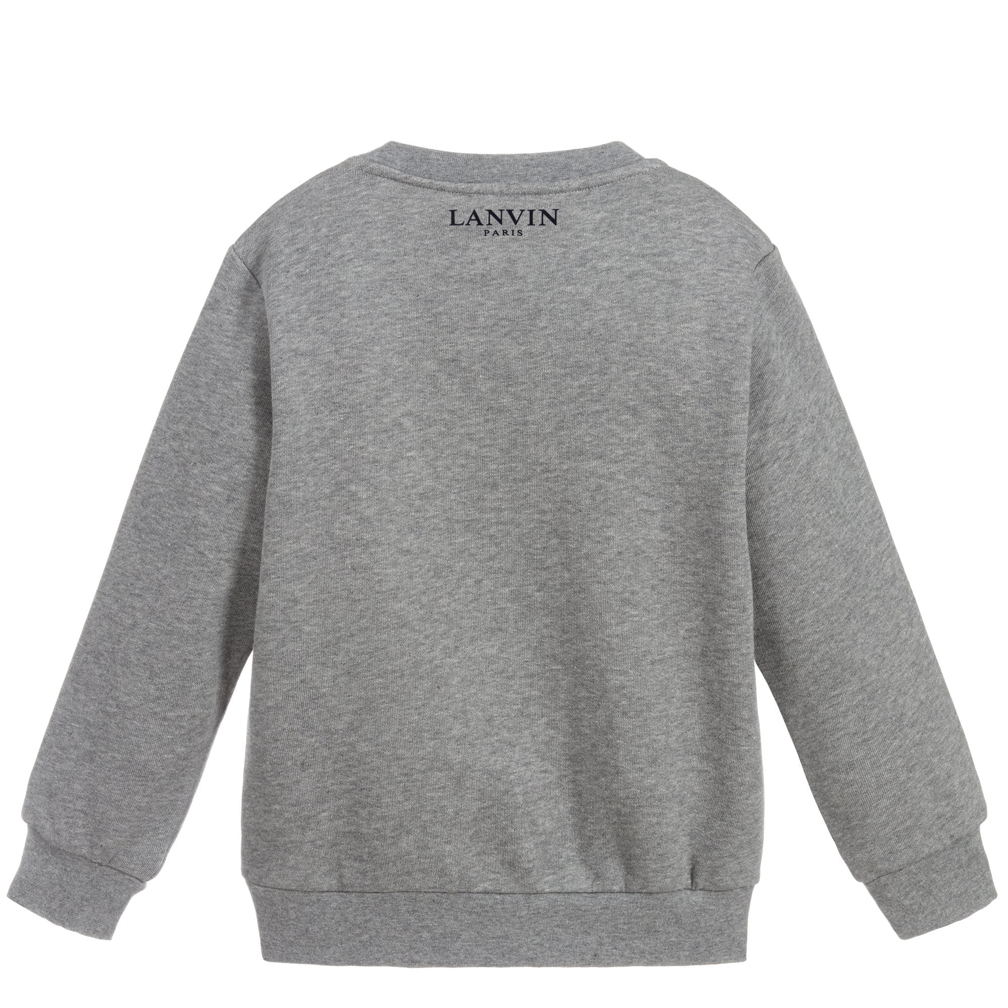 Lanvin Paris Boys Spider Sweatshirt Grey 12Y