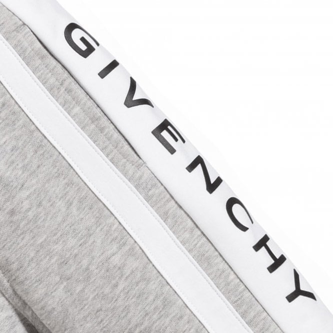 Givenchy Boys Logo Print Joggers Grey 10Y