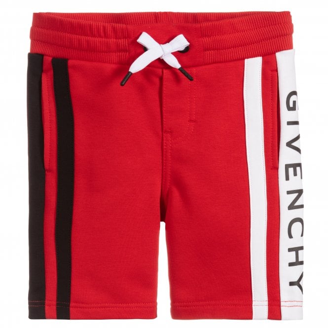 Givenchy Boys Bermuda Logo Shorts - 8Y RED - 2023 ❤️ CooperativaShop ✓