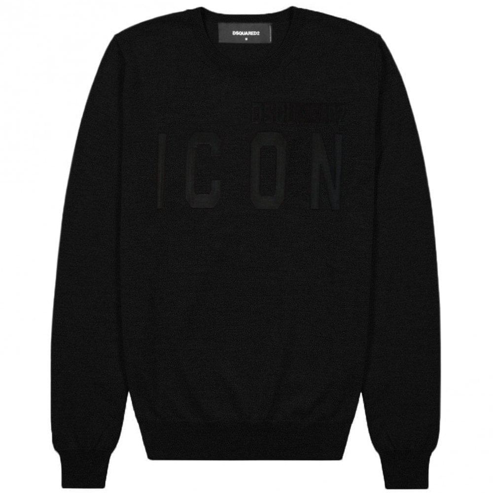 Dsquared2 Faded Icon Pullover Black M