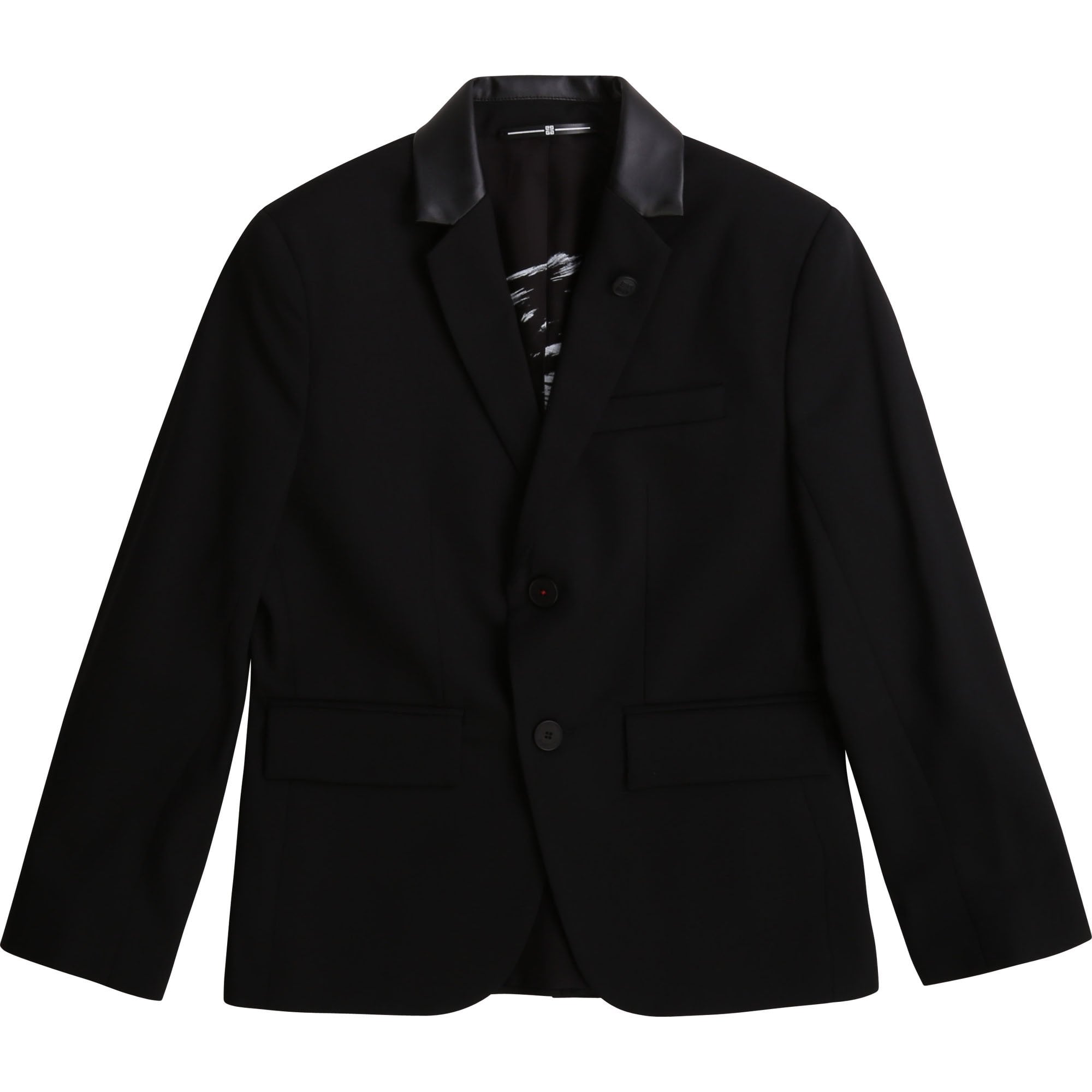 Givenchy Boys Wool Blazer Jacket Black - BLACK 4Y