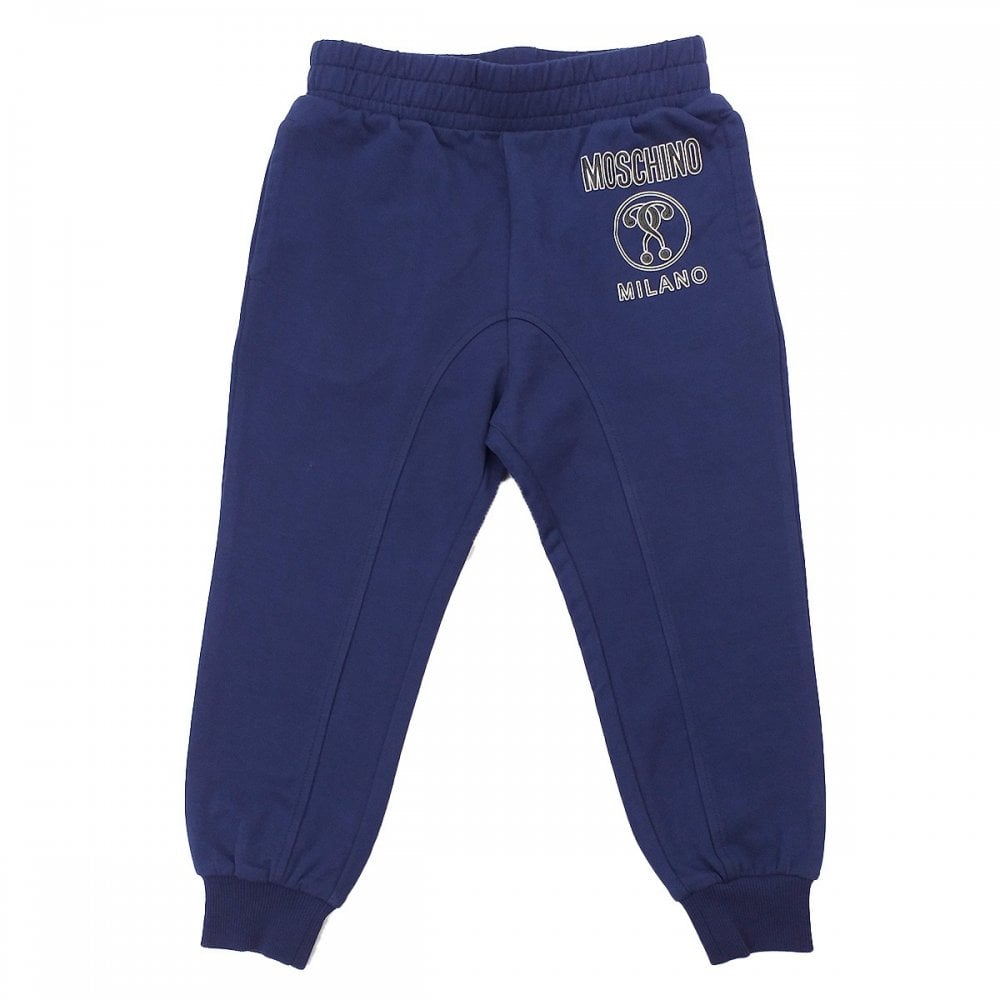 Moschino Boys Logo Joggers Navy - NAVY 6Y