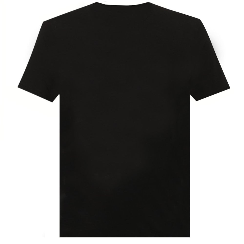 Neil Barrett Men's Who Knew Logo T-shirt Black L