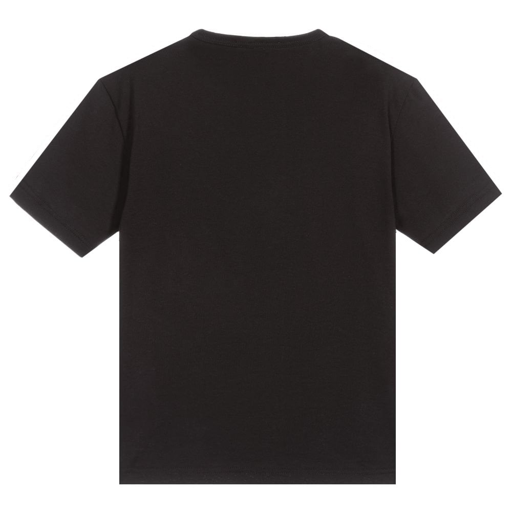 Dolce & Gabbana Boys Star Gold T-shirt Black 8Y